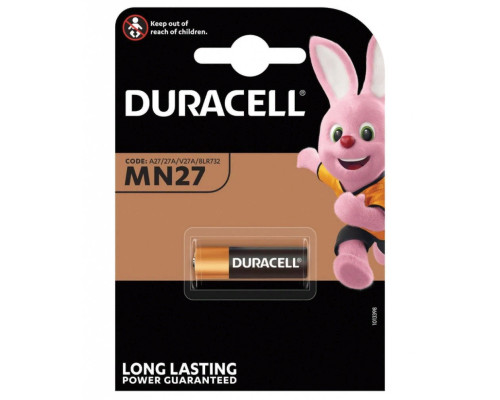 Батарейки Duracell MN27. (Блистер 1 шт.)