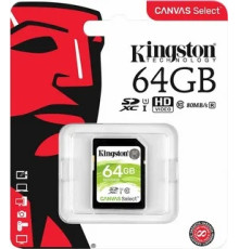 Карта памяти Kingston 64 GB. 80mb/s